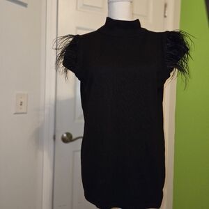 Short Short Sleeve furry top